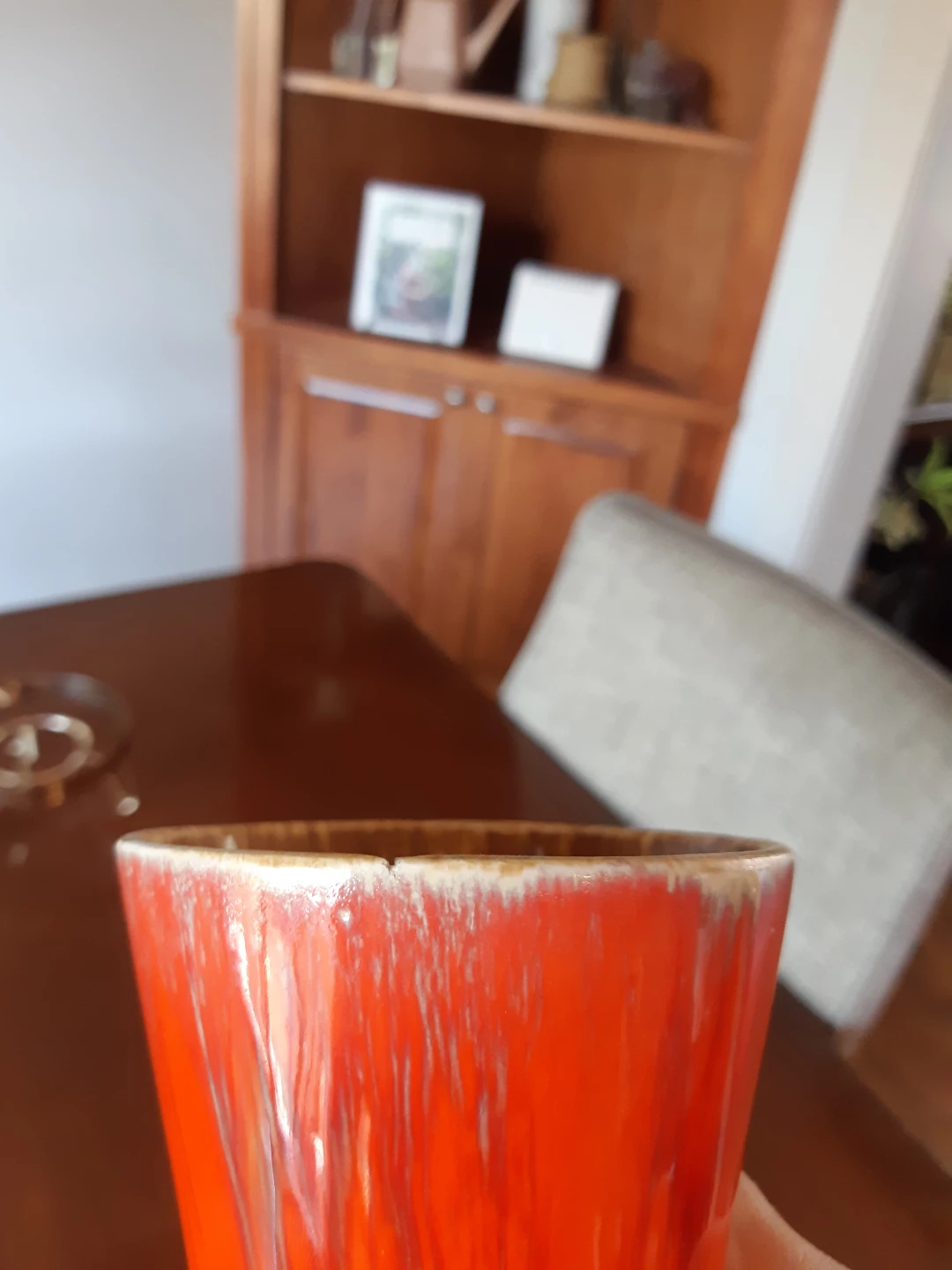 Seewai Art Pottery piece Mid Century Modern Vase - photo 5