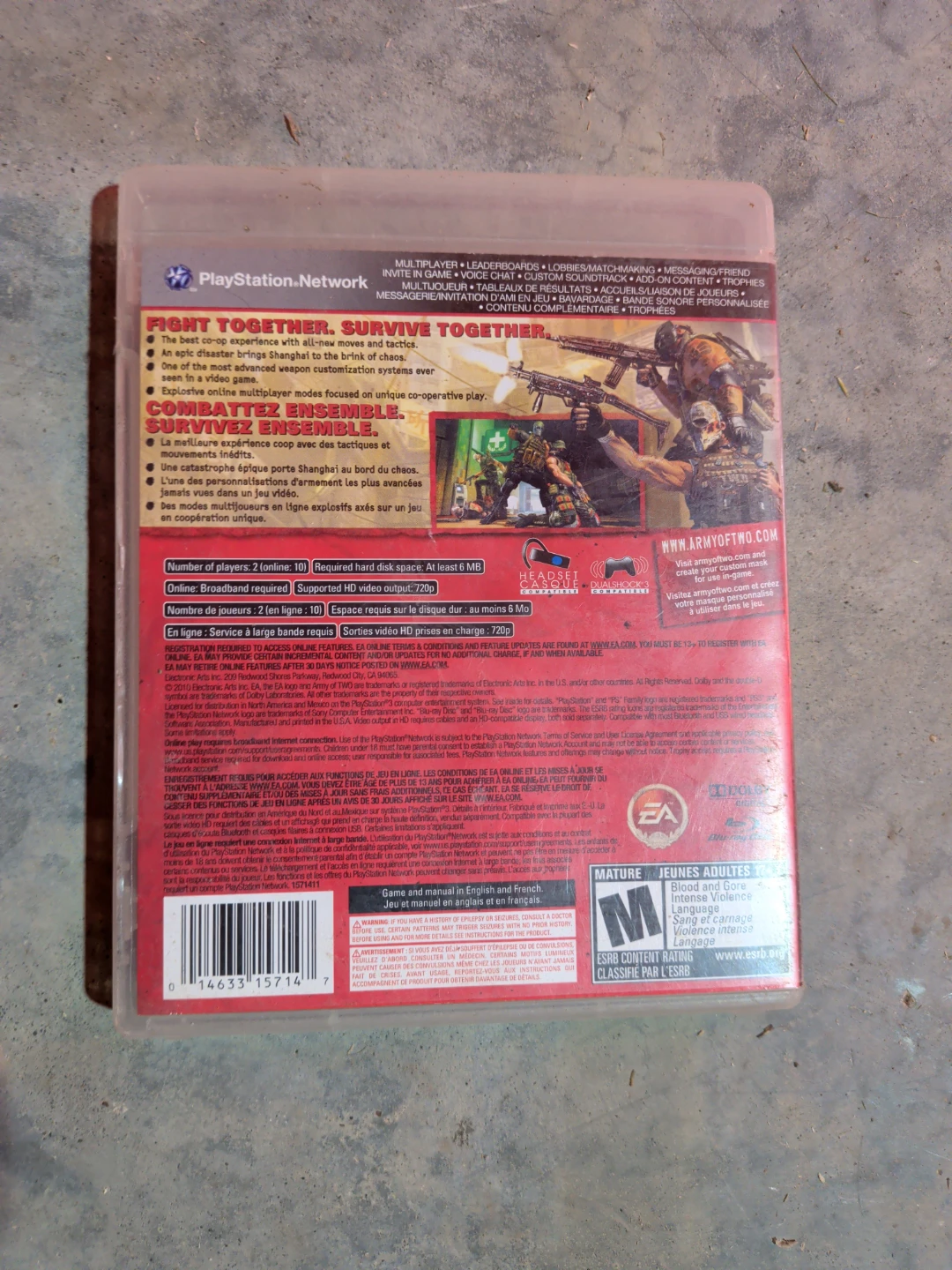 Army of Two: The 40th Day PS3 Game - photo 2
