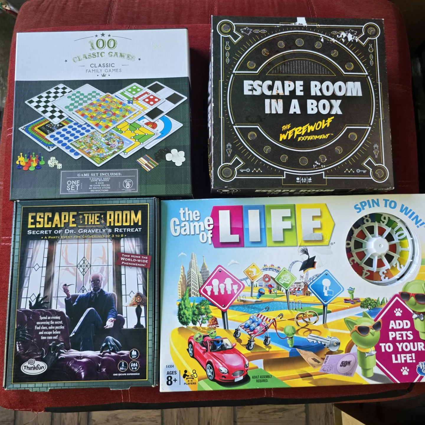 4 Boards Games Bundle - take individually or seperately