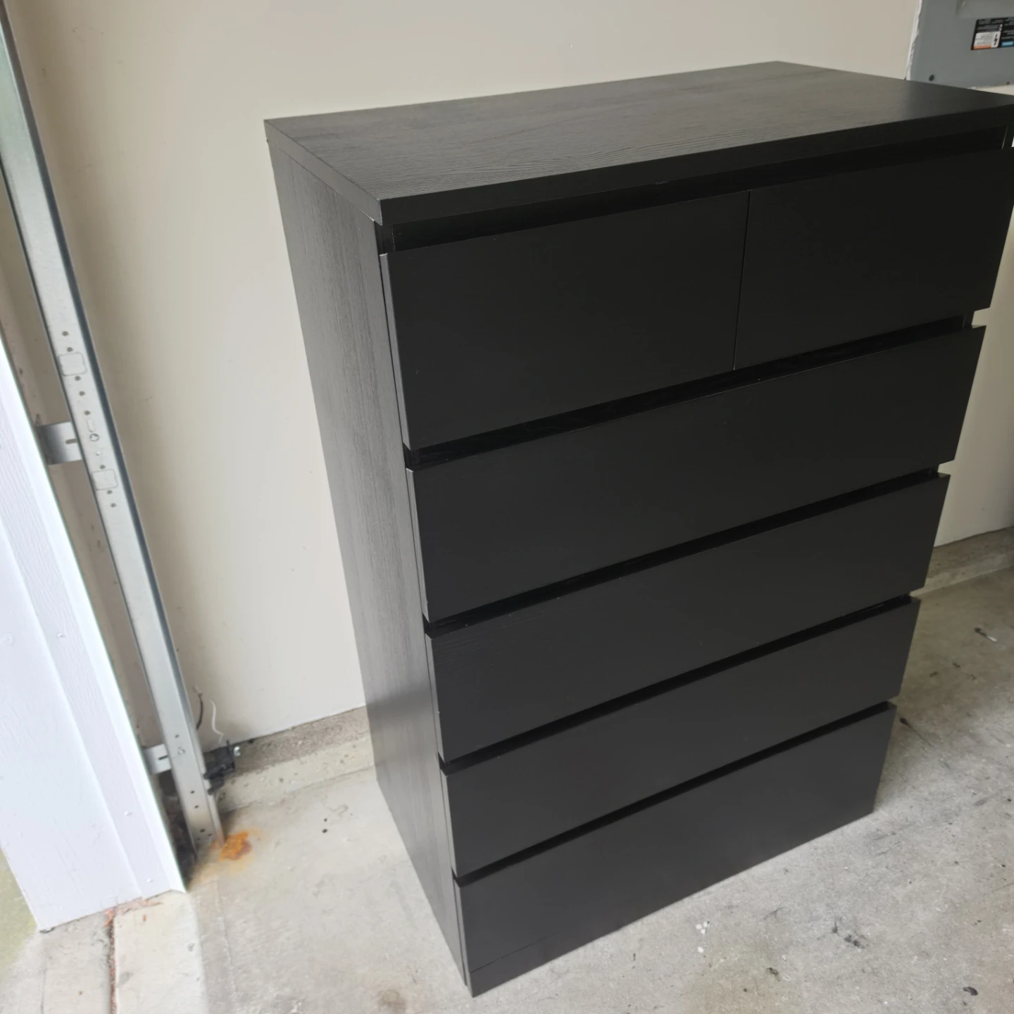 IKEA Black 6-Drawer Dresser - photo 5