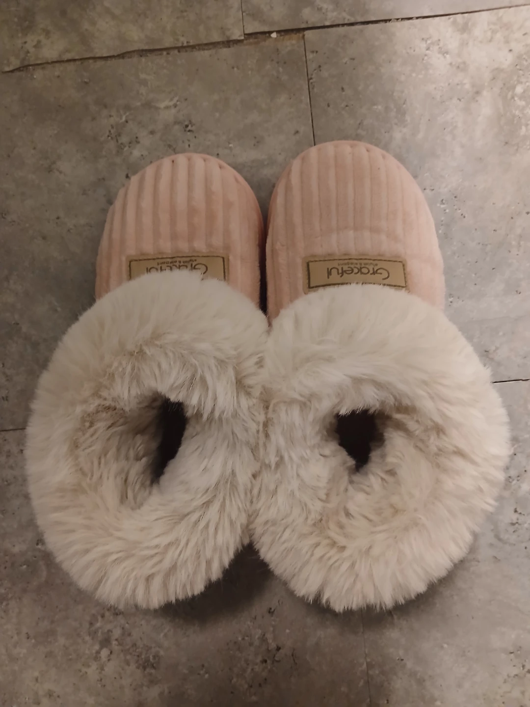 Pink Fuzzy Slippers - photo 2