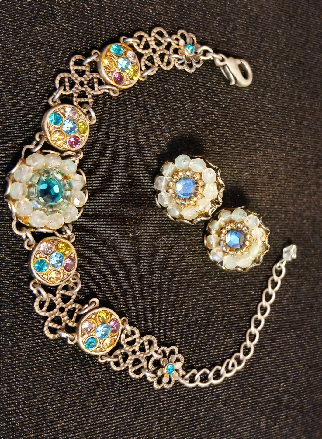 Assorted Gemstone Bracelet and Earring Set - photo 5