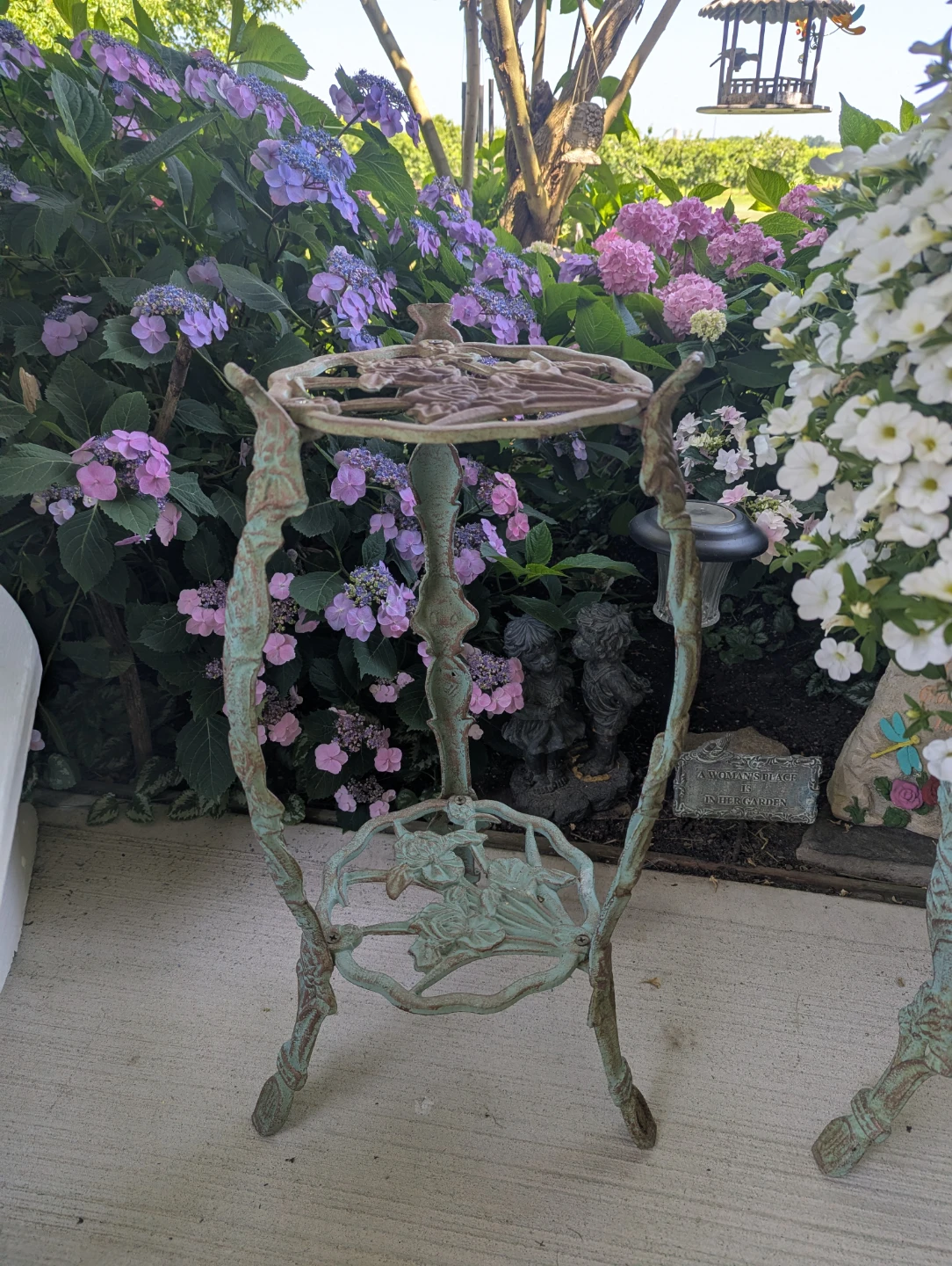 Ornate Cast Iron Plant Stand