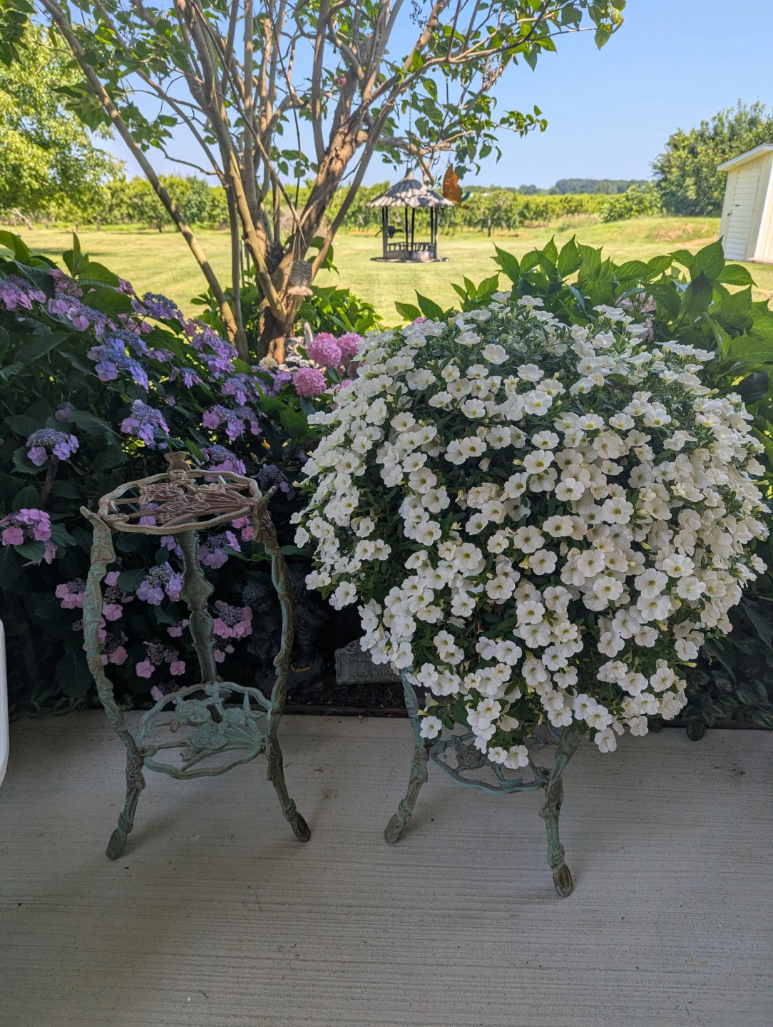 Ornate Cast Iron Plant Stand - photo 2
