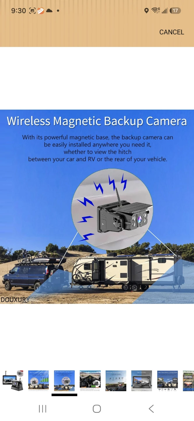 Wireless Magnetic Backup Camera System - photo 3