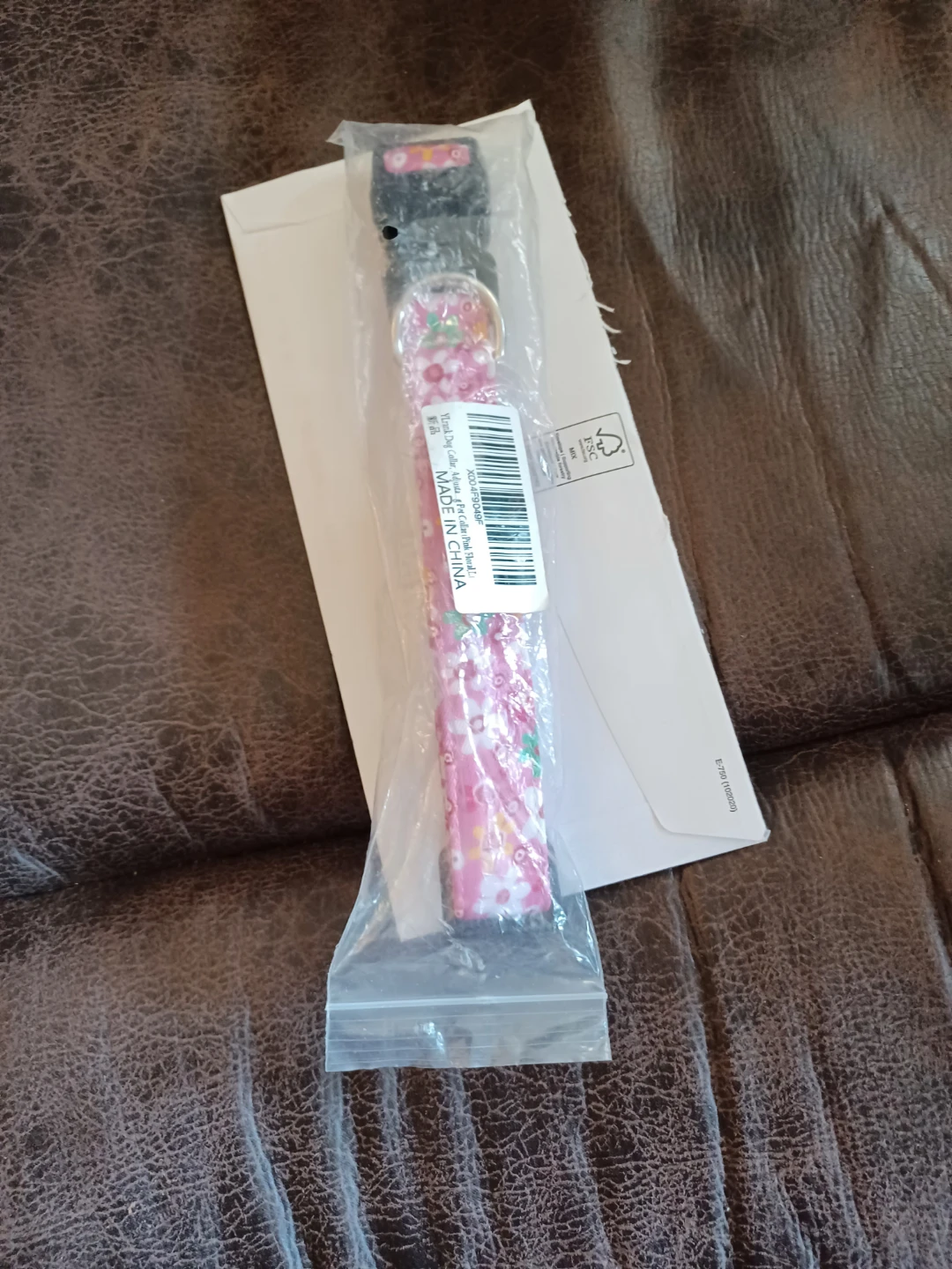 YLrank Adjustable Dog Collar Pink Floral