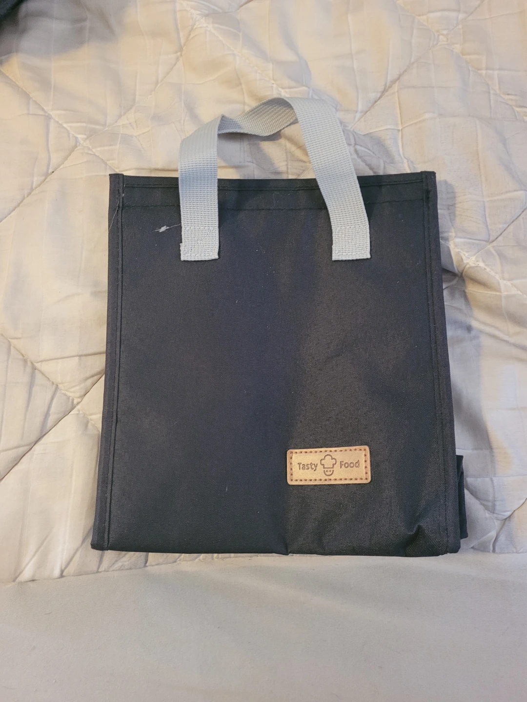 Black Insulated Lunch Bag