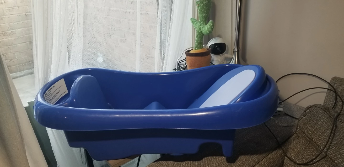 Blue Baby Bathtub - photo 2