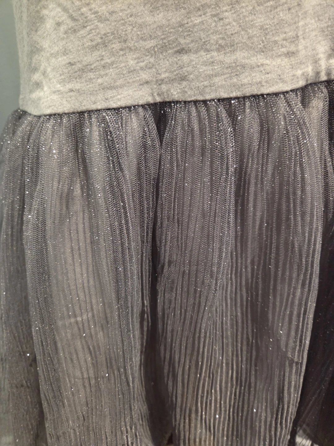 Girls Grey Sparkle Sweater Dress - photo 3