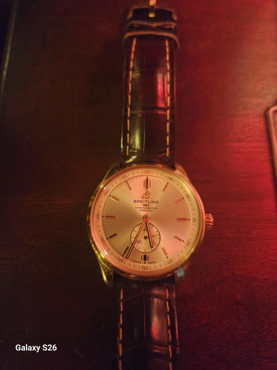 Gold watch Breitling - photo 5