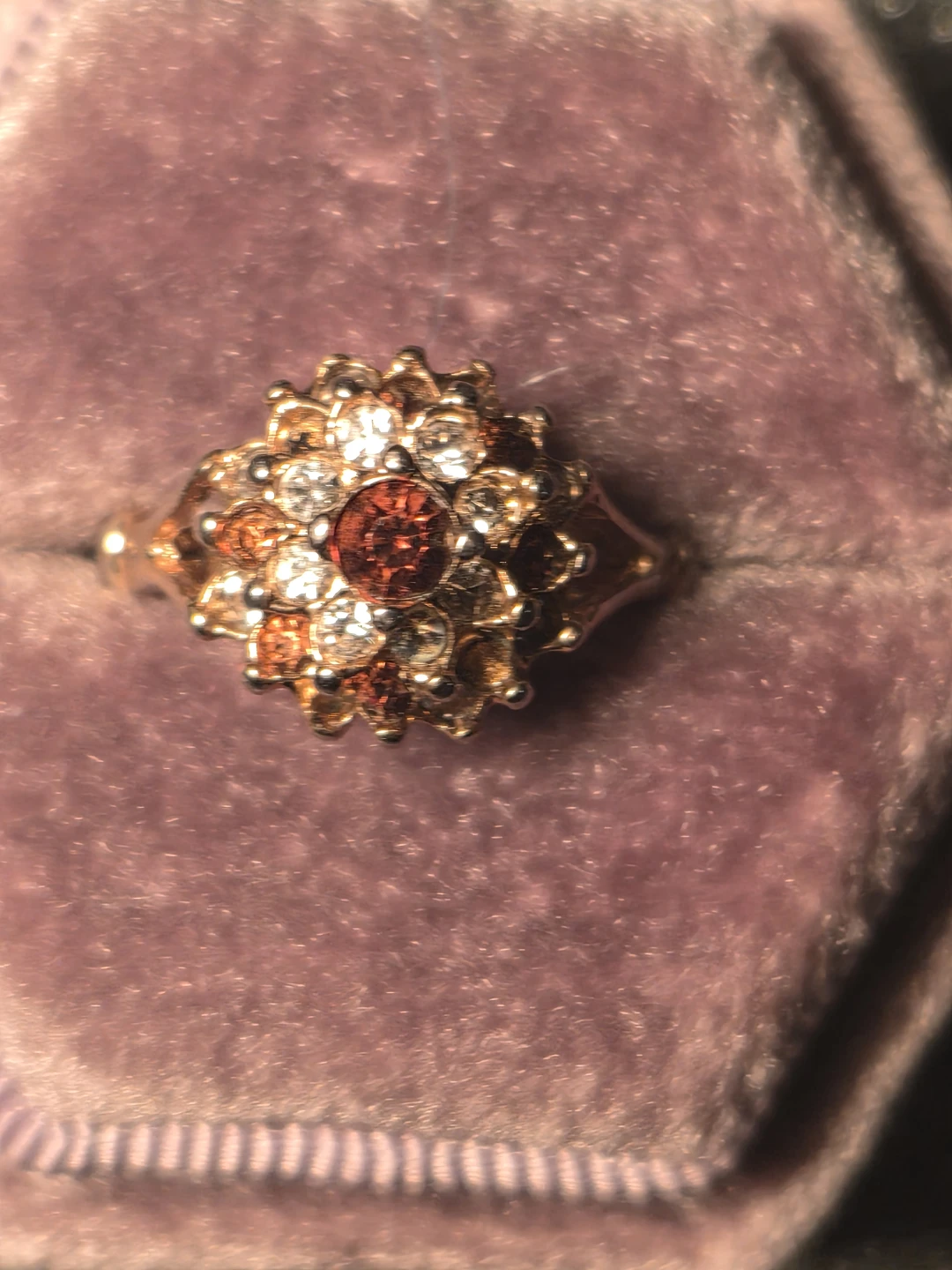Costume 18K marked ring - photo 3
