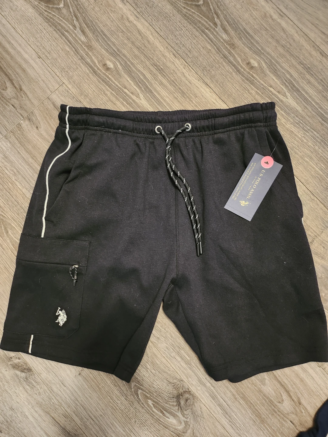 U.S. Polo Assn. Black Cargo Shorts