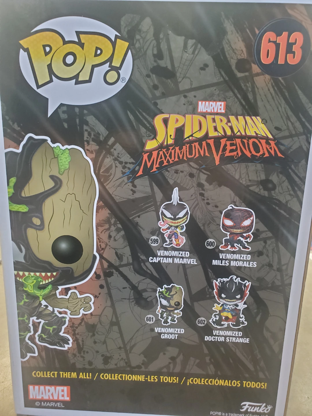 Funko Pop! Marvel Spider-Man Maximum Venom Venomized Groot #613 - photo 3