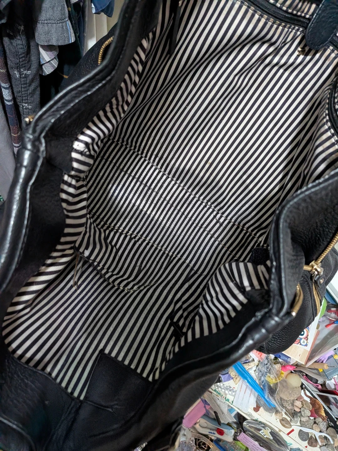 Kate Spade New York Black Leather Shoulder Bag