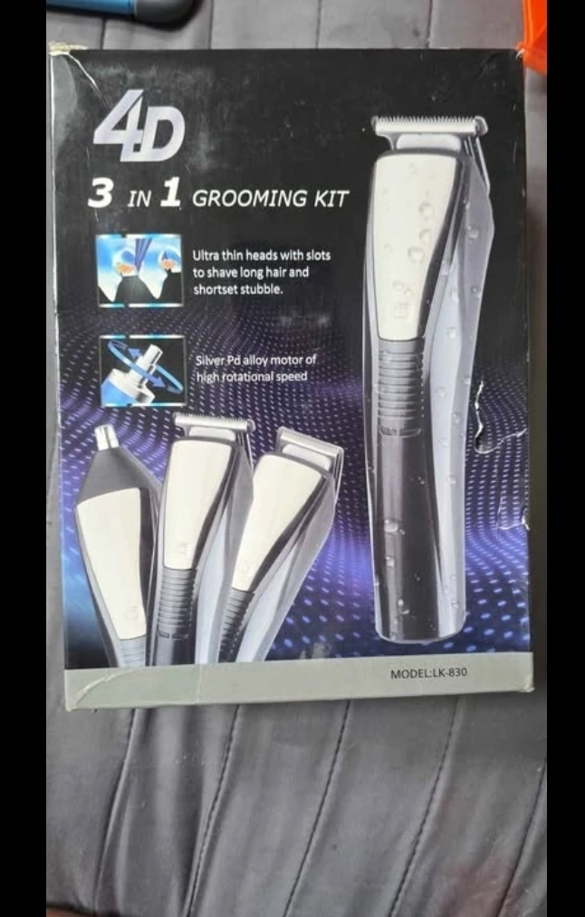 4D 3-in-1 Grooming Kit LK-830