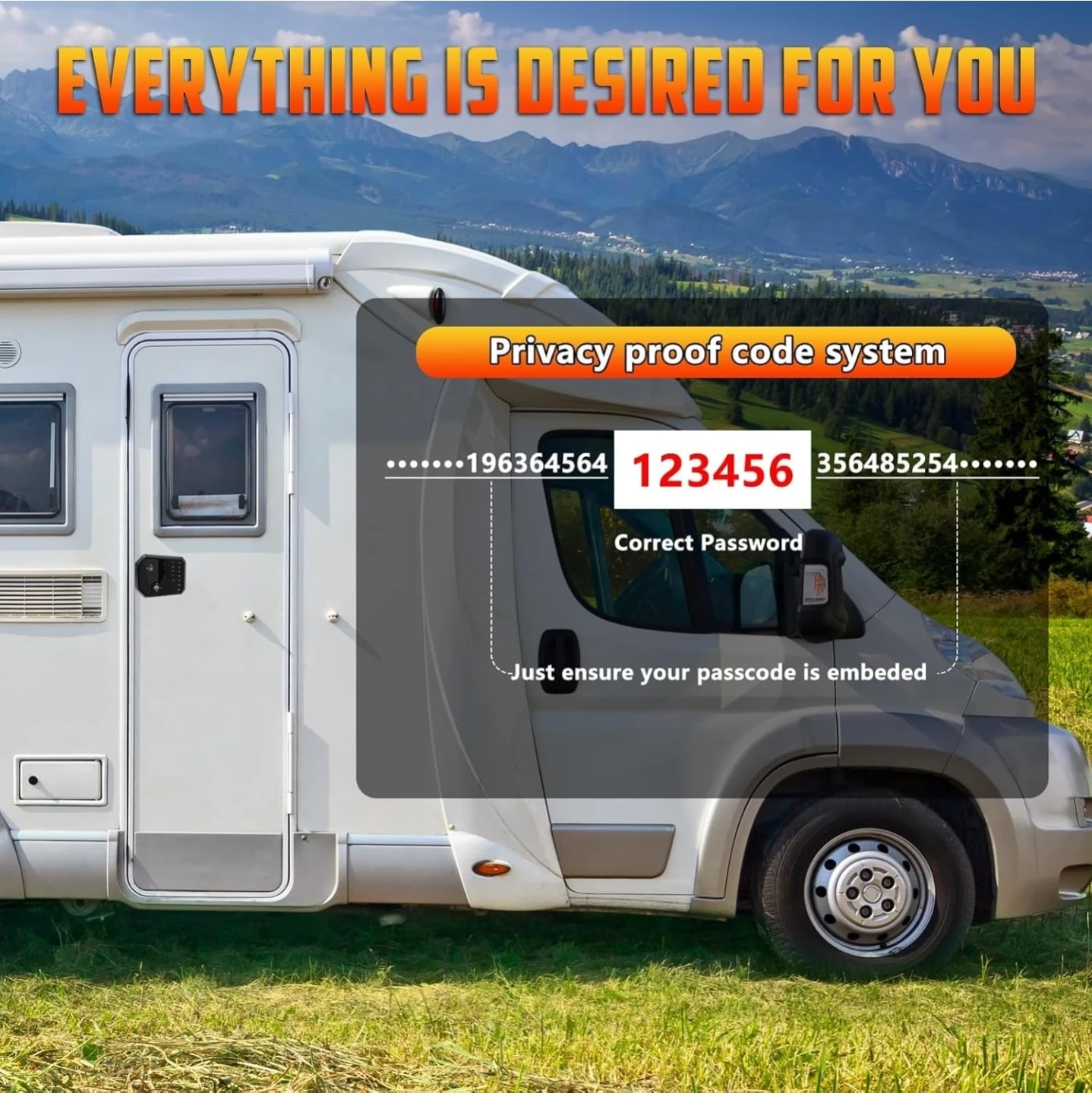 RV Keyless Entry Door Lock - photo 5