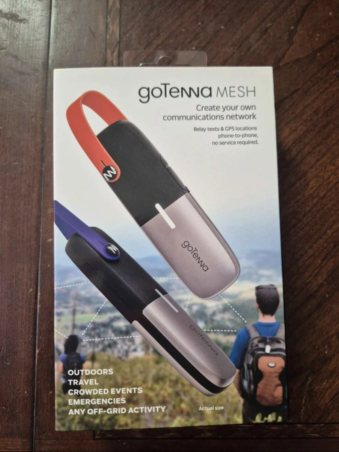 goTenna Mesh Orange & Purple Set – Sealed