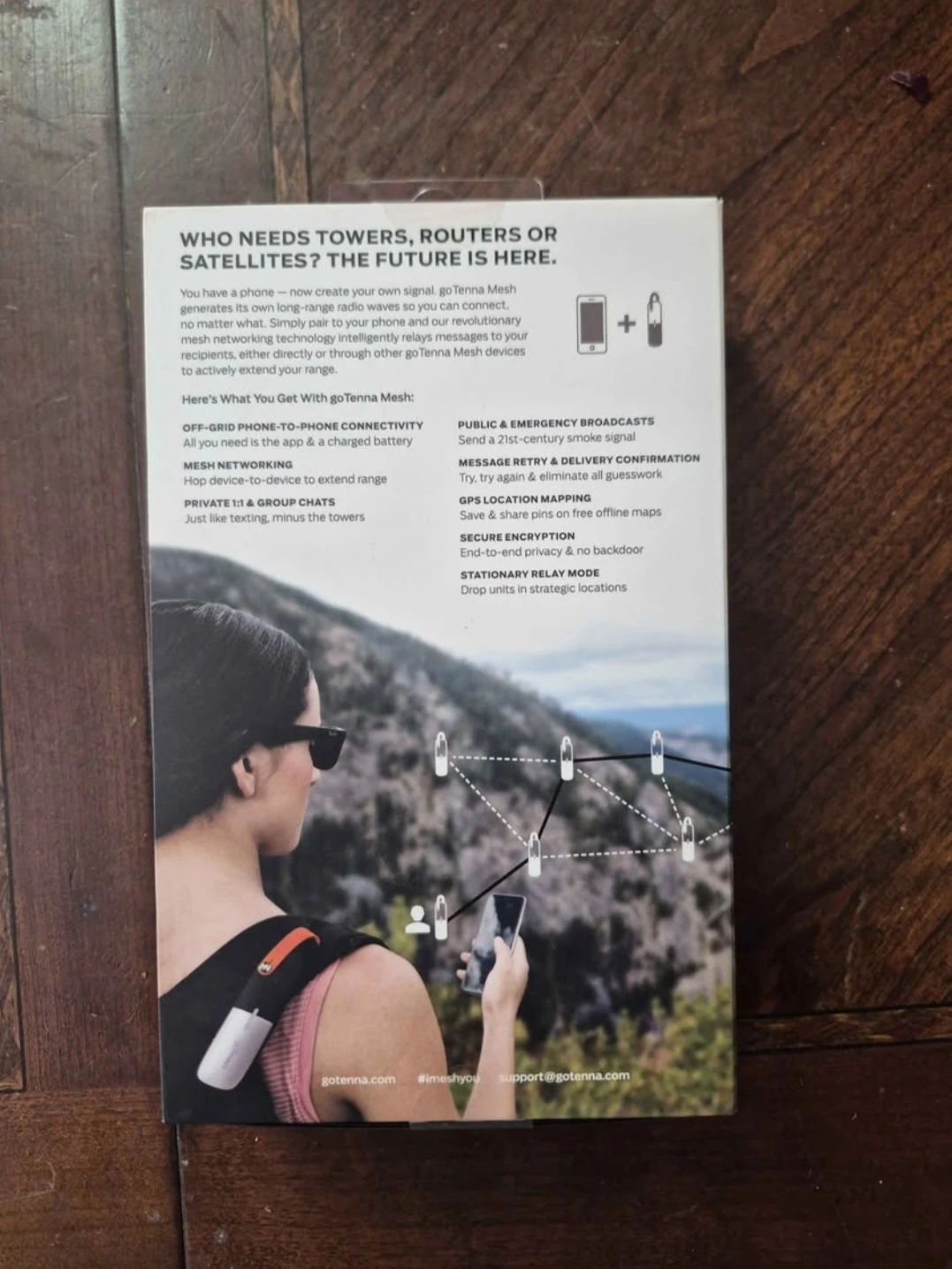 goTenna Mesh Orange & Purple Set – Sealed - photo 2