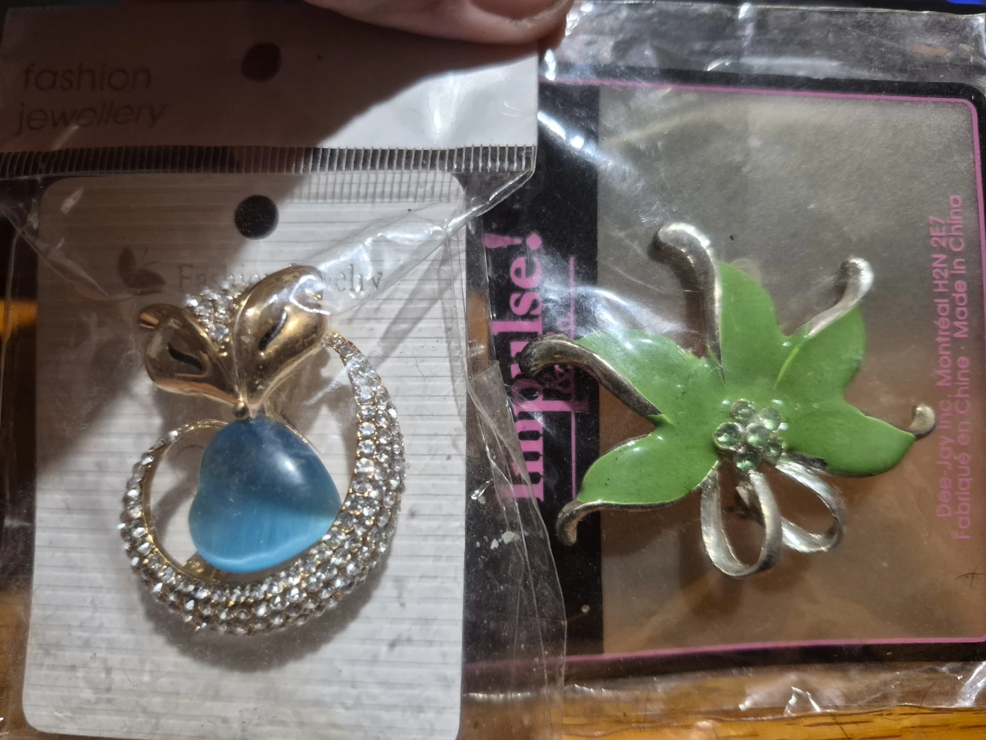 Fashion Jewellery Brooches - Fox & Flower Designs