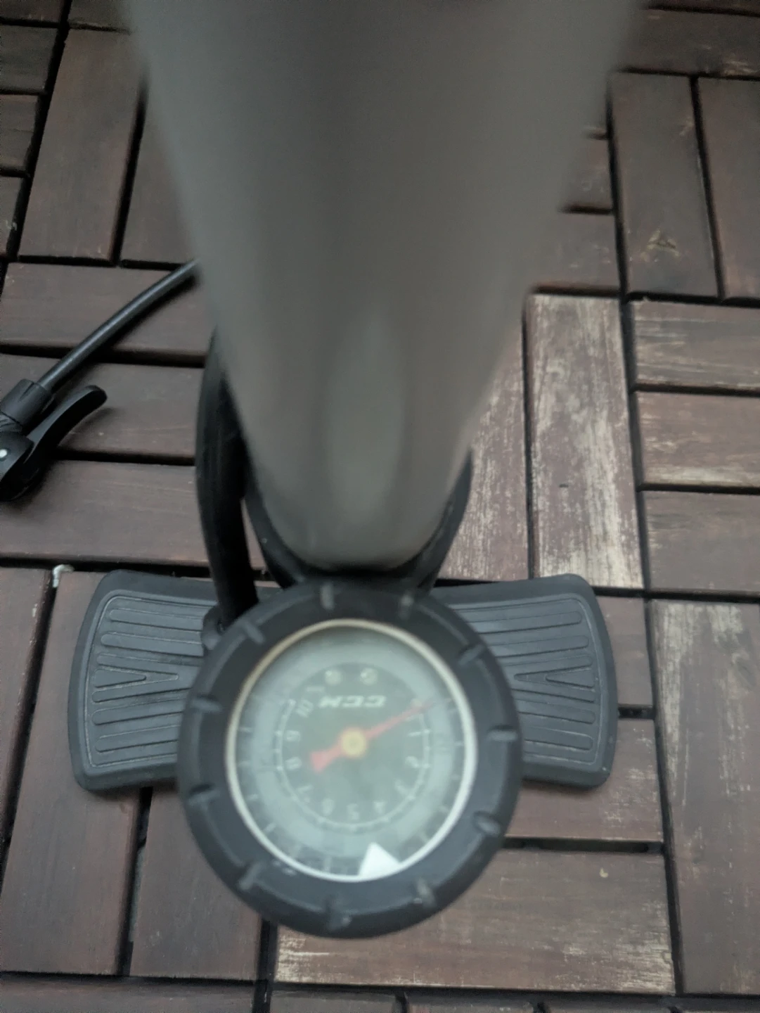 CCM Floor Bike Pump with Gauge - photo 2