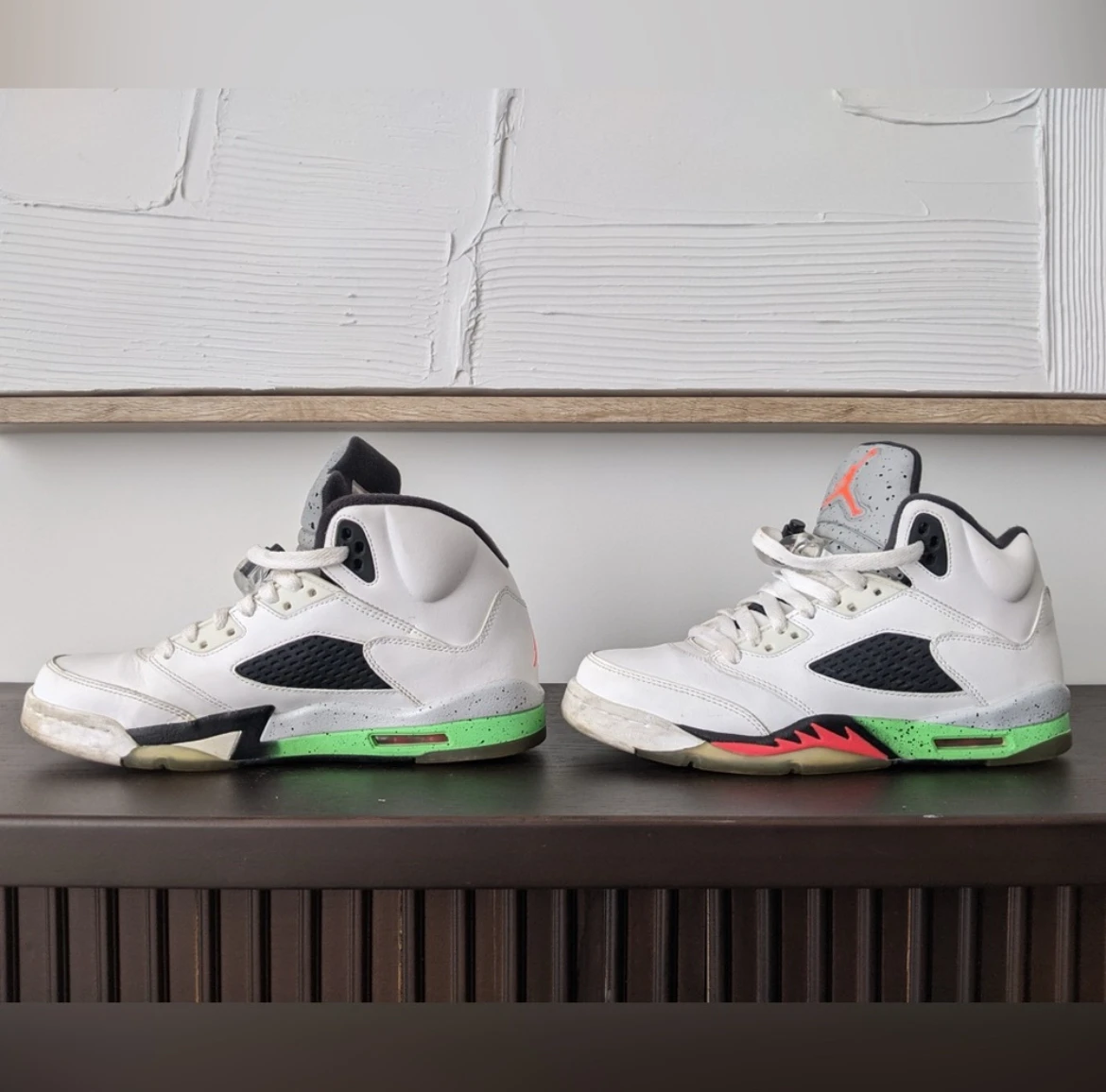 Nike Air Jordan 5 Retro Pro Stars Sneaker aka Poison Green Sneak - photo 5