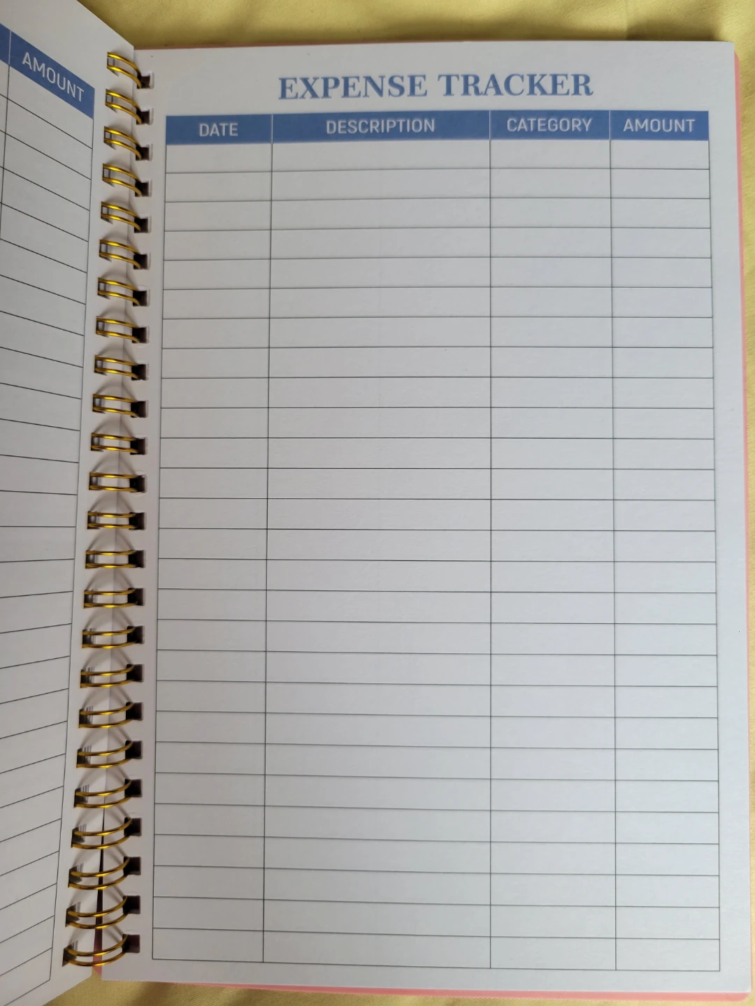 Pink Budget Planner and Debt Tracker Notebook - photo 3