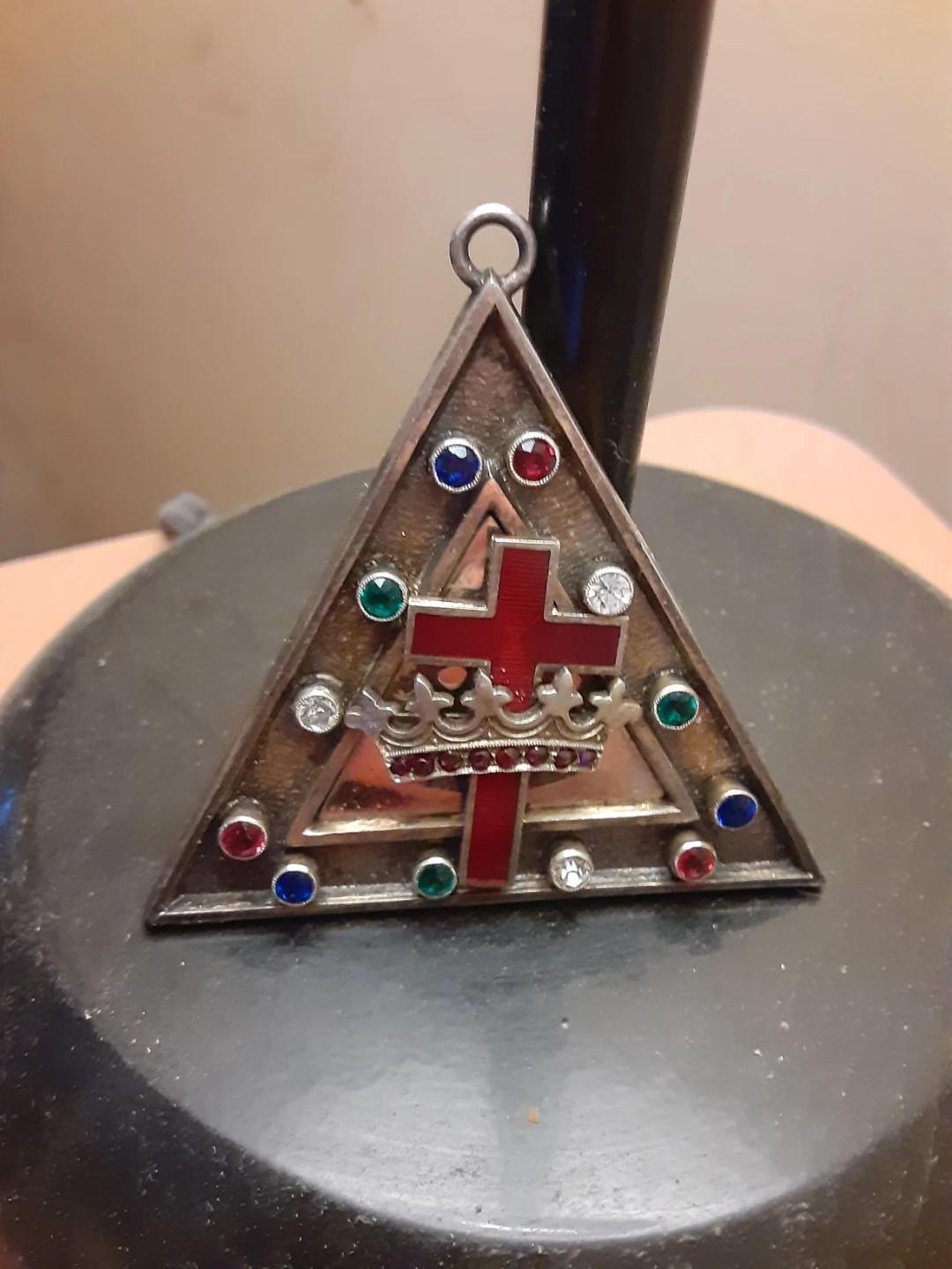Vintage Masonic Jewel Pendant - photo 3