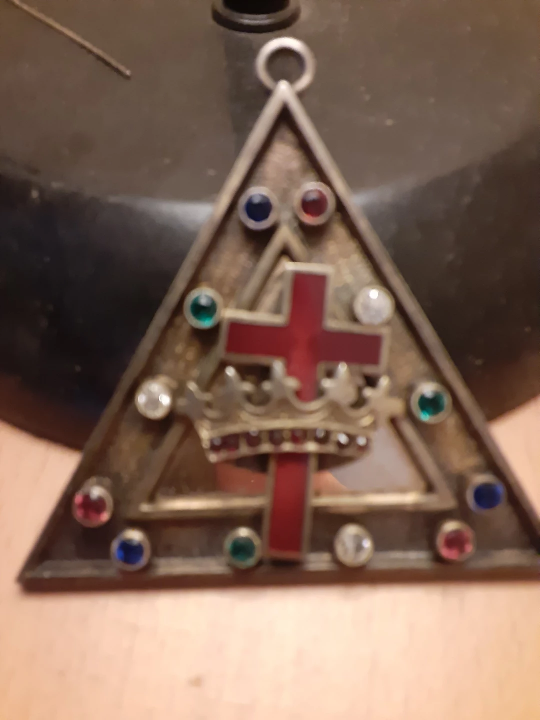 Vintage Masonic Jewel Pendant - photo 4