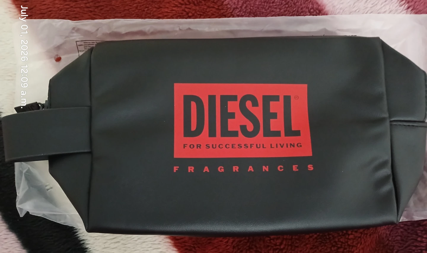 NEW- DIESEL TRAVEL TOILETRY WASH POUCH BAG FOR HIM new