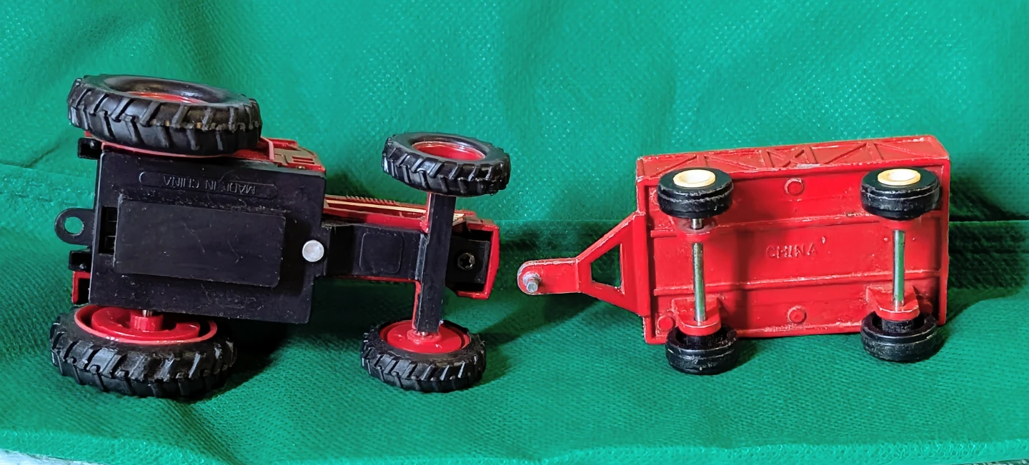 Red Tractor with Trailer Toy - photo 5