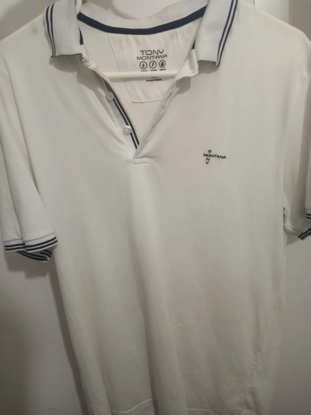 Tony Montana White Polo Shirt