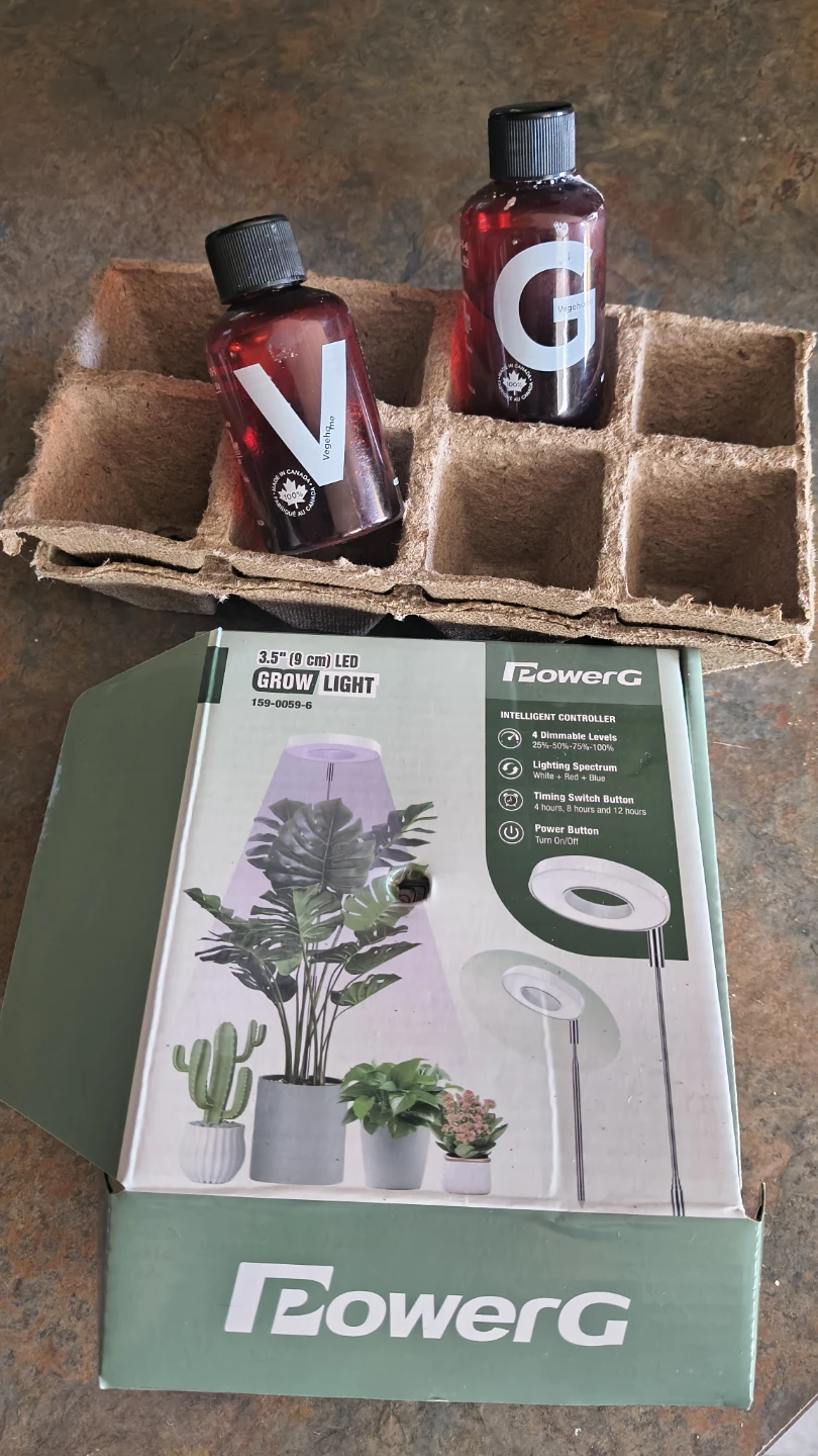 PowerG 3.5" LED Grow Light with Plant Seeds - photo 2
