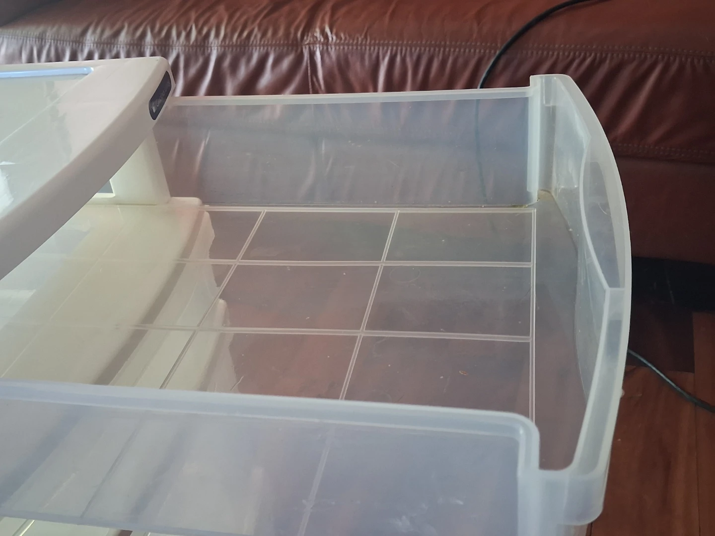 Clear Plastic Drawer Unit - photo 3