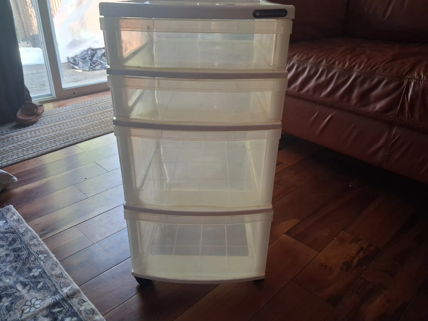 Clear Plastic Drawer Unit - photo 5