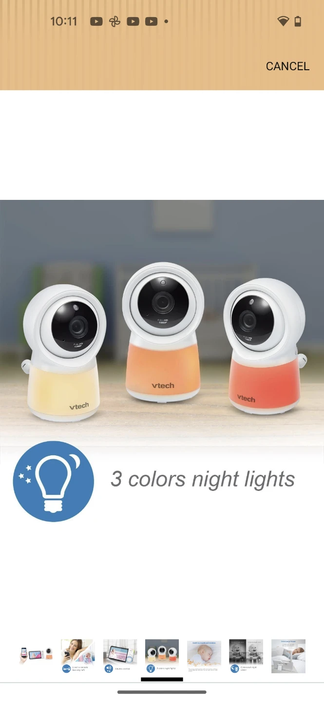 VTech RM5754HD Smart Wi-Fi Baby Monitor - photo 4