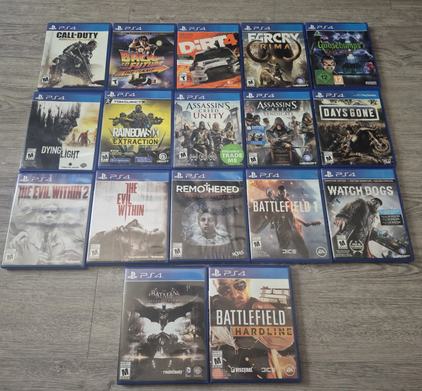 PS4 Video Games for sale(Prices listed)