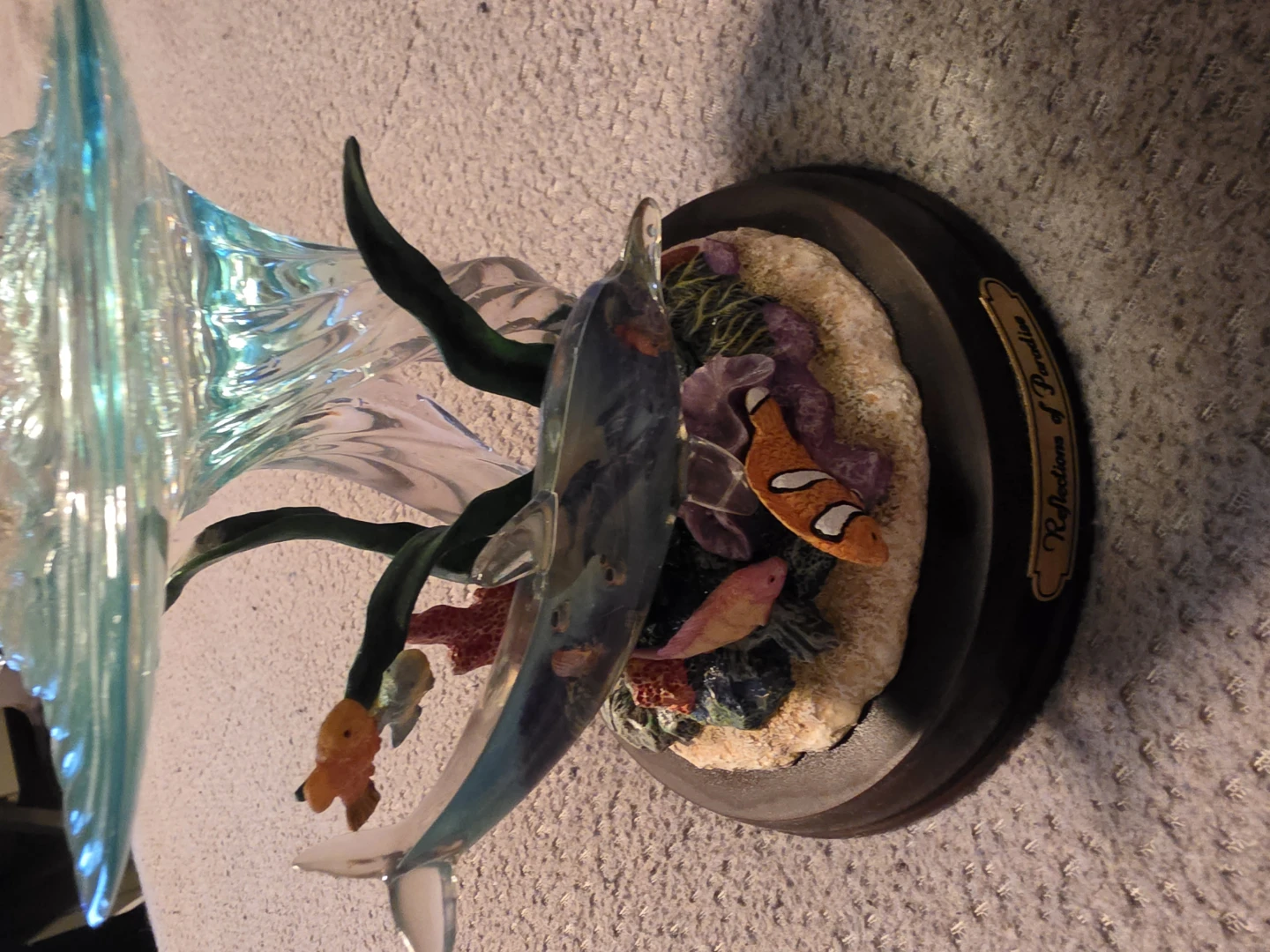 Bradford Exchange Reflections of Paradise Dolphin Figurine - photo 2