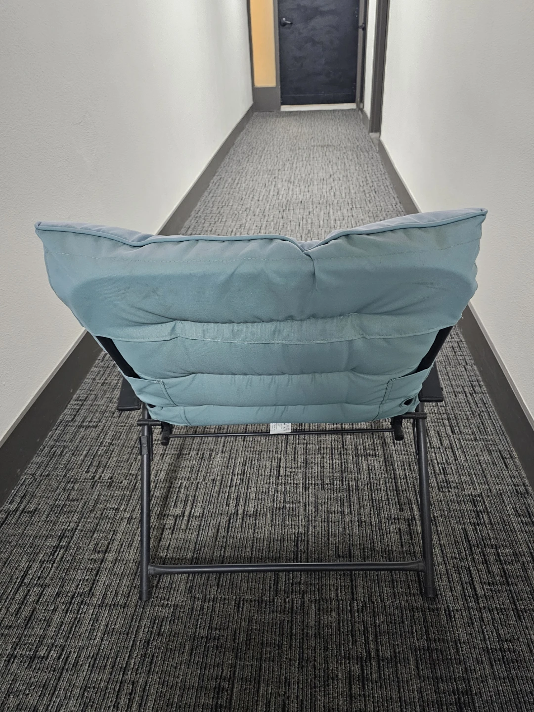 Light Blue Padded Folding Chair - photo 4
