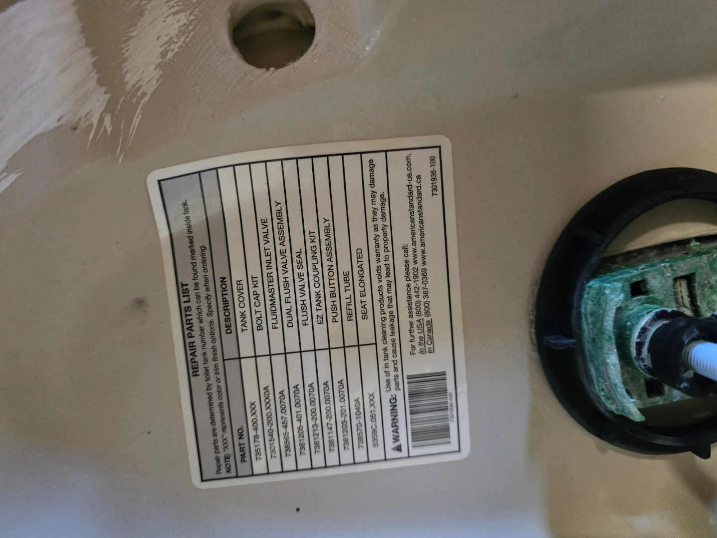 American Standard toilet - photo 5
