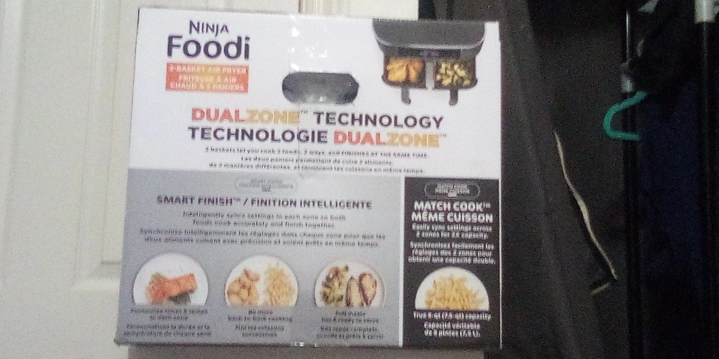 Ninja Foodi 2-Basket Air Fryer - Brand New Never Opened - photo 4
