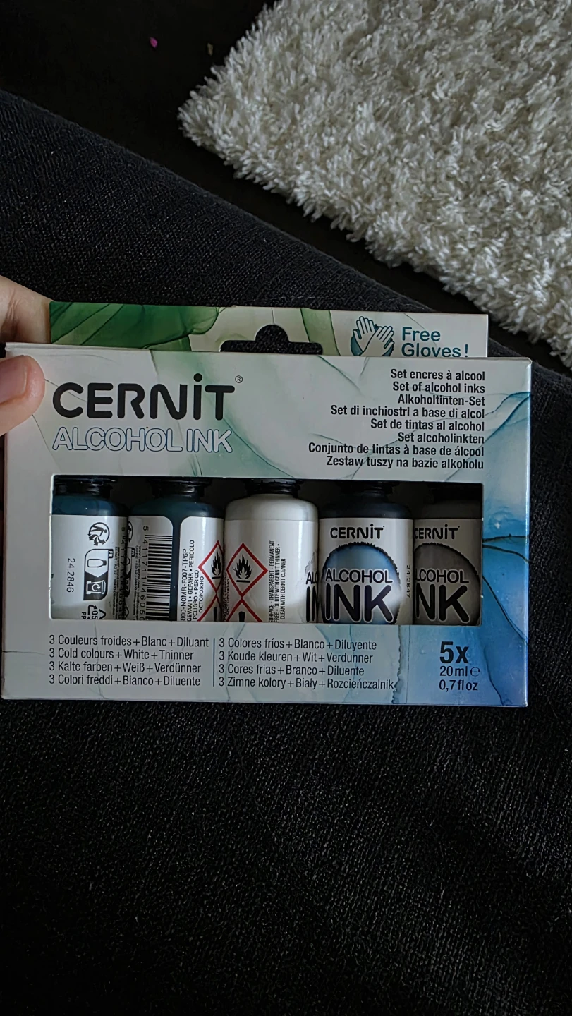 Cernit Alcohol Ink Set - Cold Colors