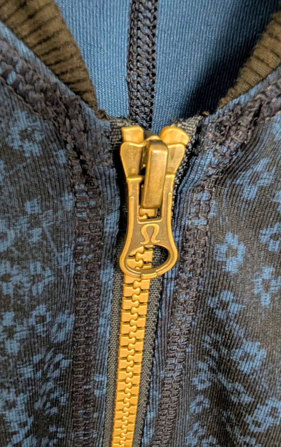 Lululemon Blue Zip Up Sweater - Women's Medium - photo 2