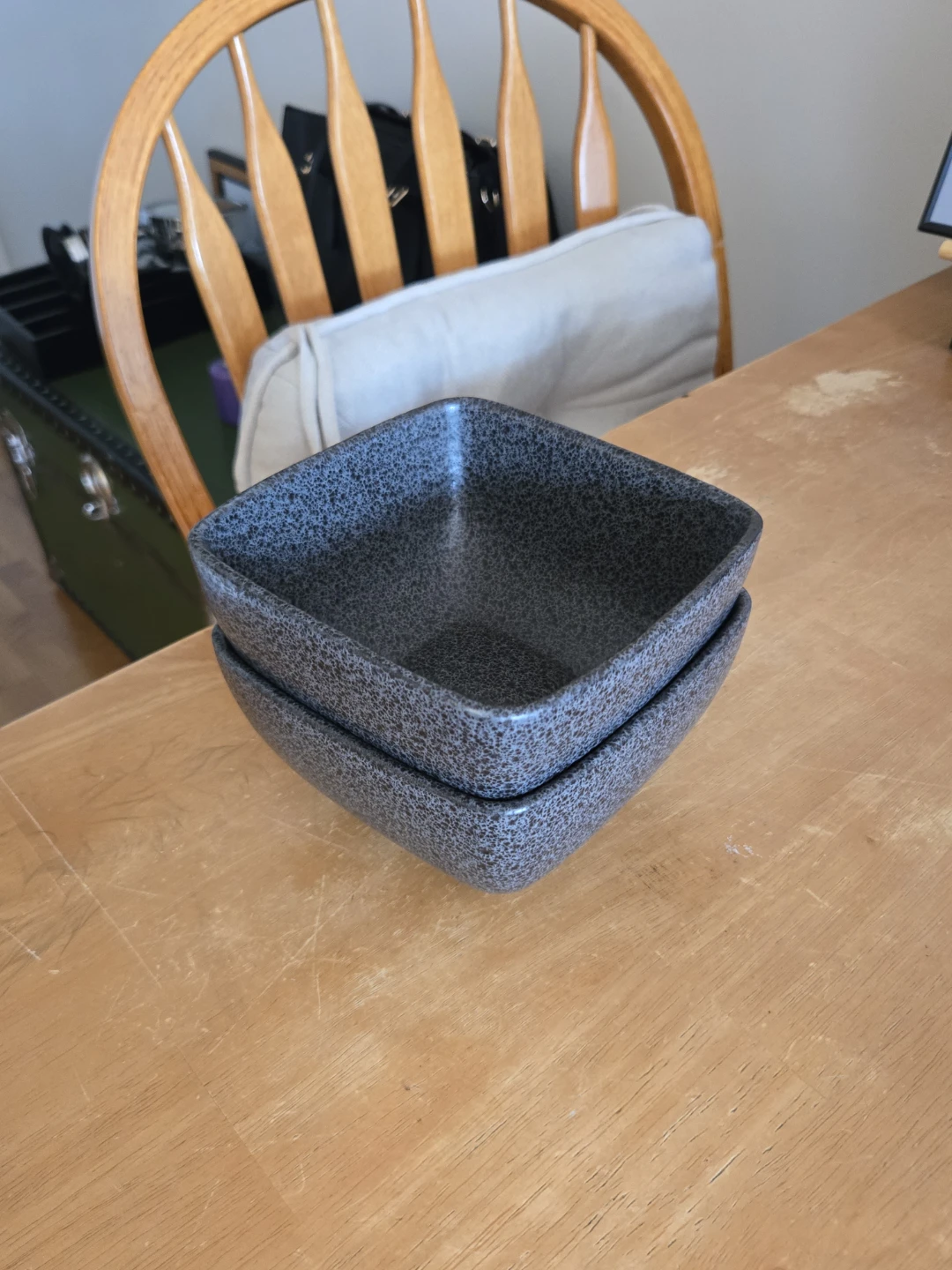 Better Home & Gardens Square Stone Bowls (Set of 2) - photo 2