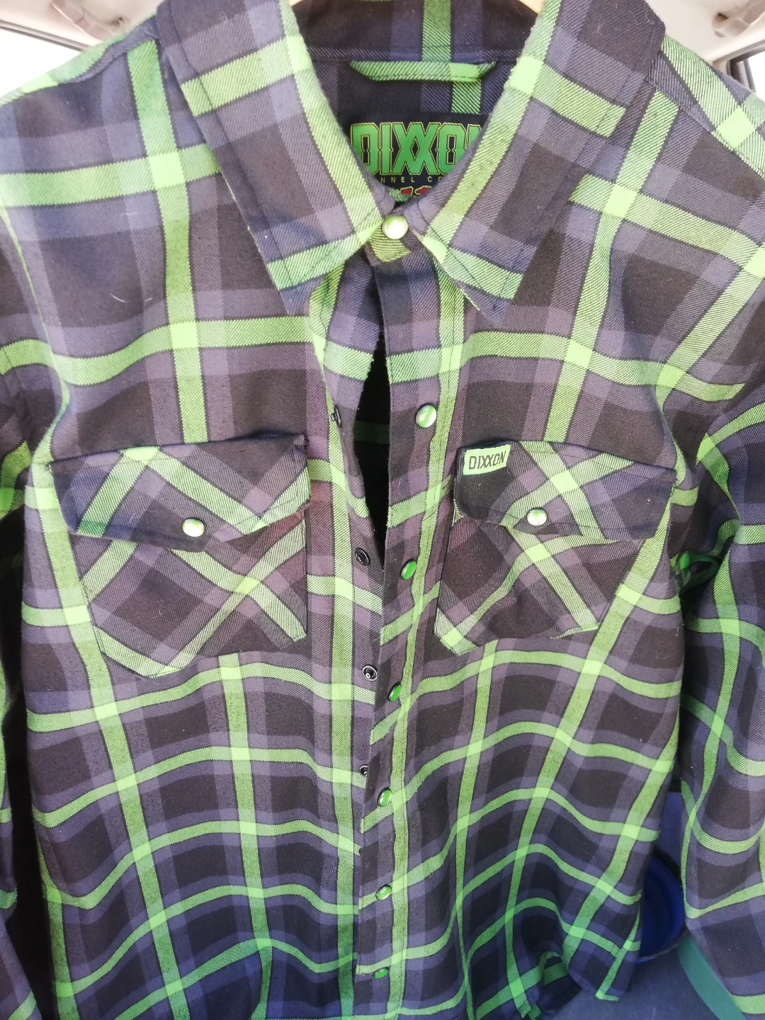 DIXXON Flannel Shirt "The Shifther" Green/Black Plaid