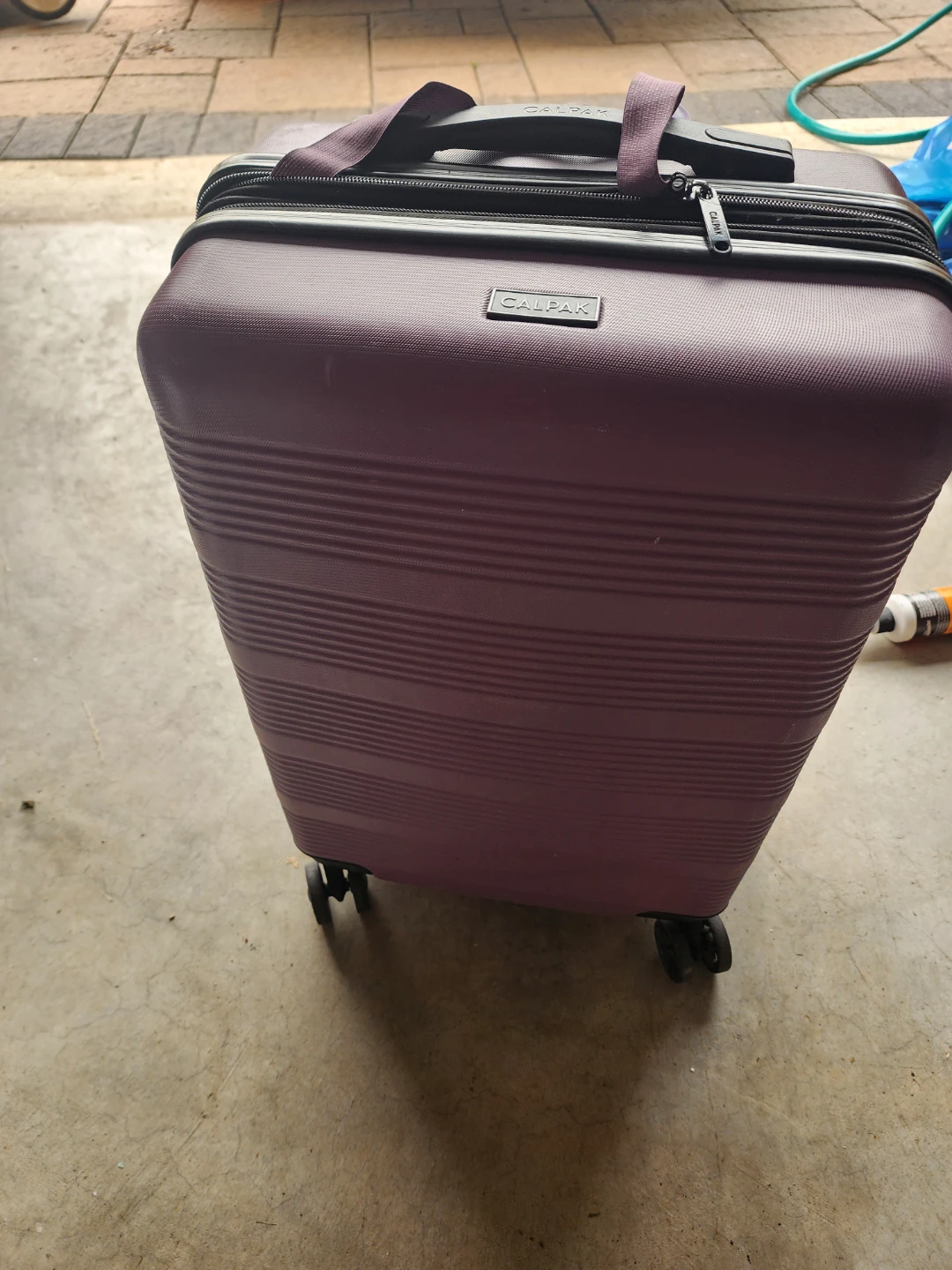 Calpak Purple Hardshell Spinner Luggage