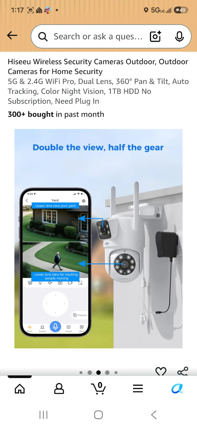 Hiseeu Wireless Security Cameras Outdoor 4 Pack with 1TB HDD - photo 3