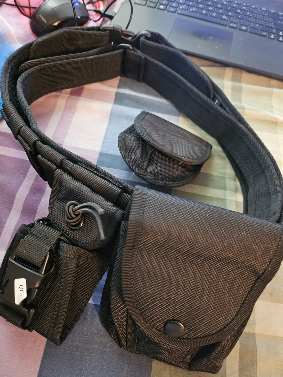 Black Utility Belt with Pouches - photo 2