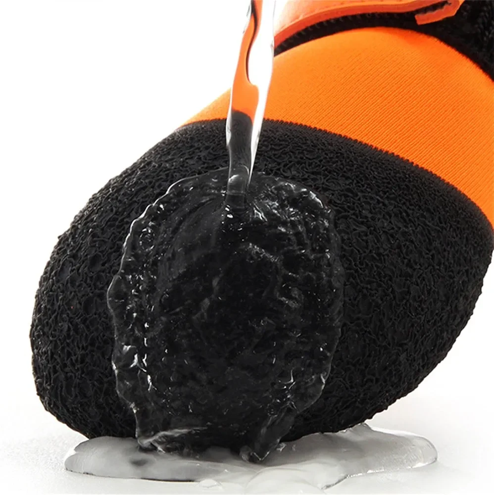 Orange Dog Boots with Black Non-Slip Soles Size 8 - photo 2