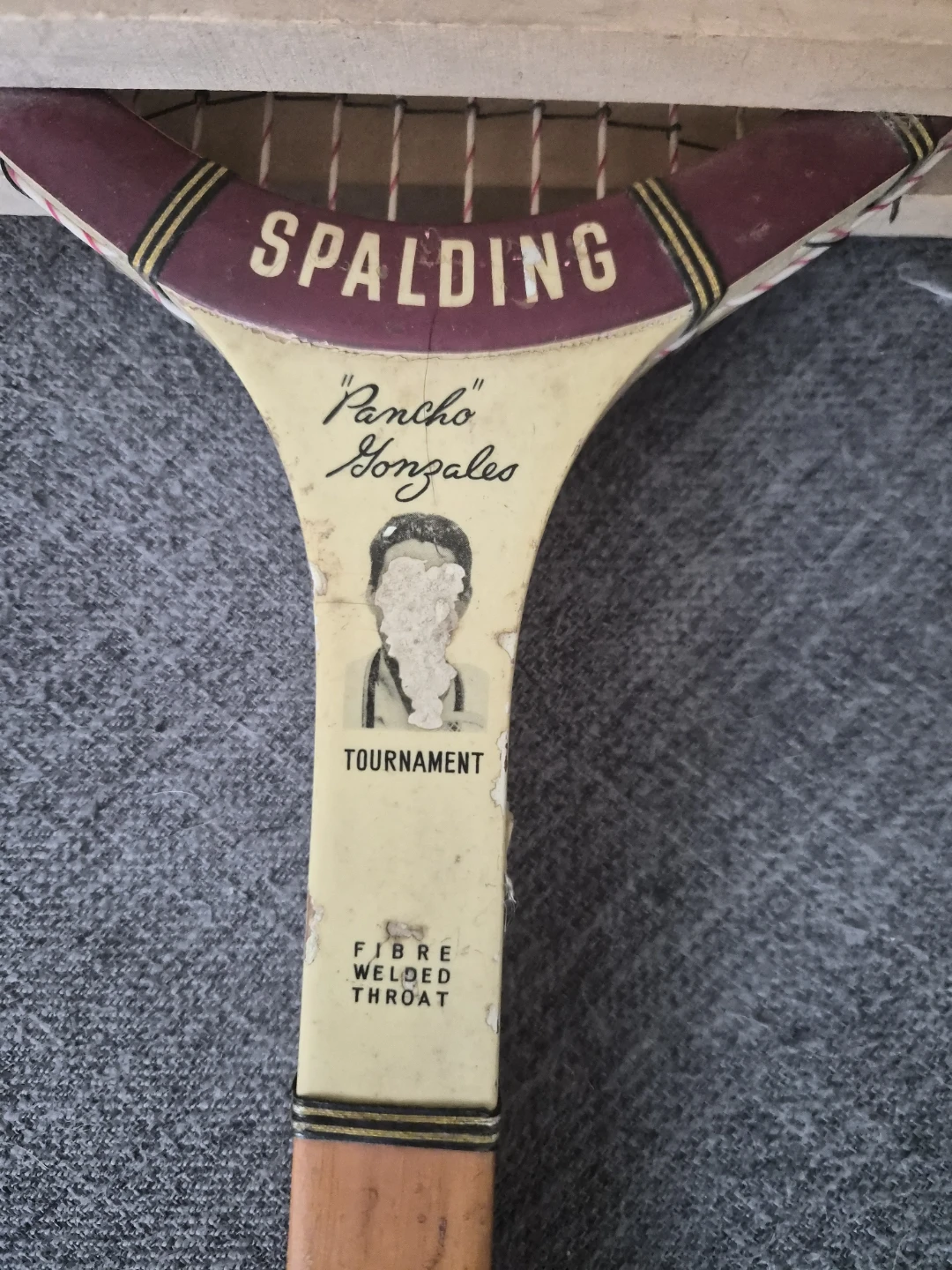 Vintage Spalding Pancho Gonzales Racket - photo 3