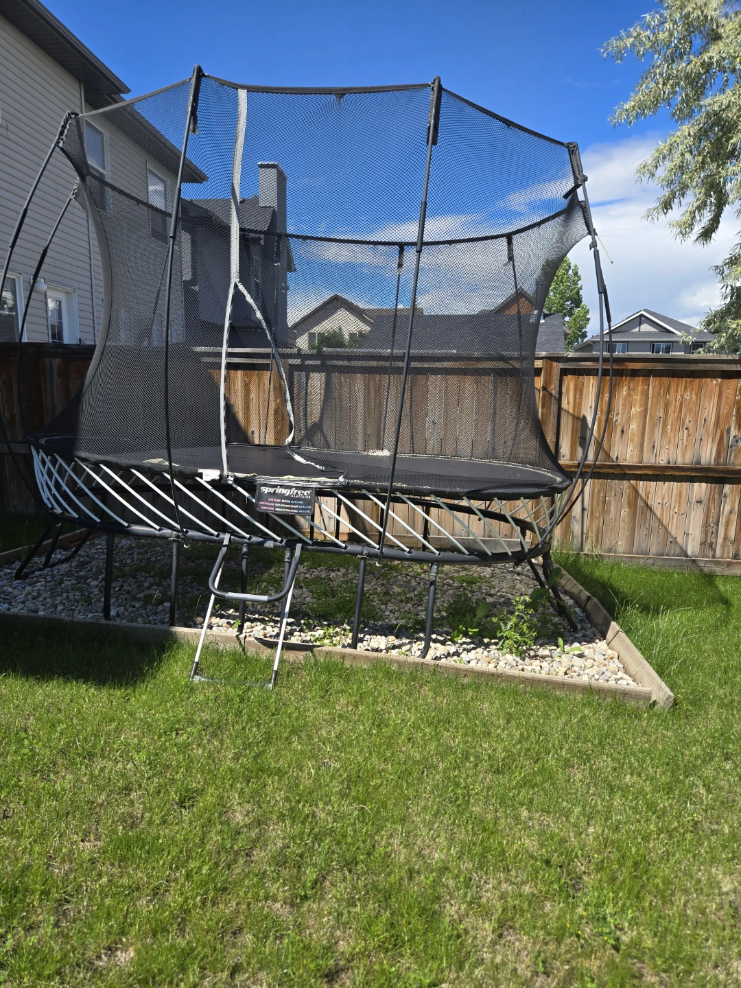 Springfree Trampoline with Safety Net.  Price is negotiable.